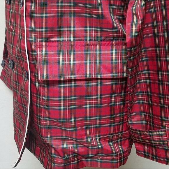 VINTAGE Tommy Hilfiger Tartan Plaid Windbreaker - Picture 8 of 15